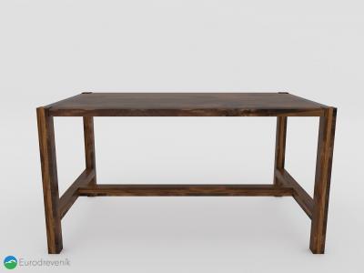 Masívny dubový stôl od spoločnosti Eurodreveník