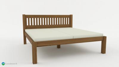 Masívna dubová posteľ od spoločnosti Eurodreveník